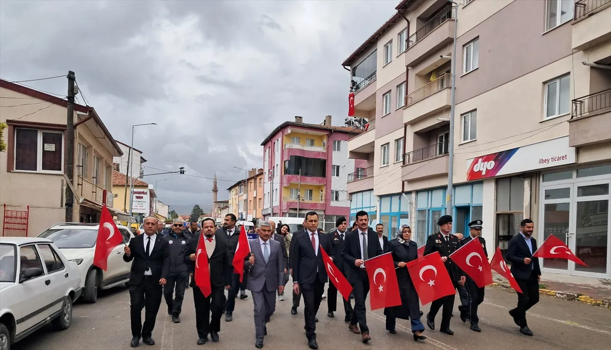 Sivas Ulaş’ta Cumhuriyet Yürüyüşü düzenlendi