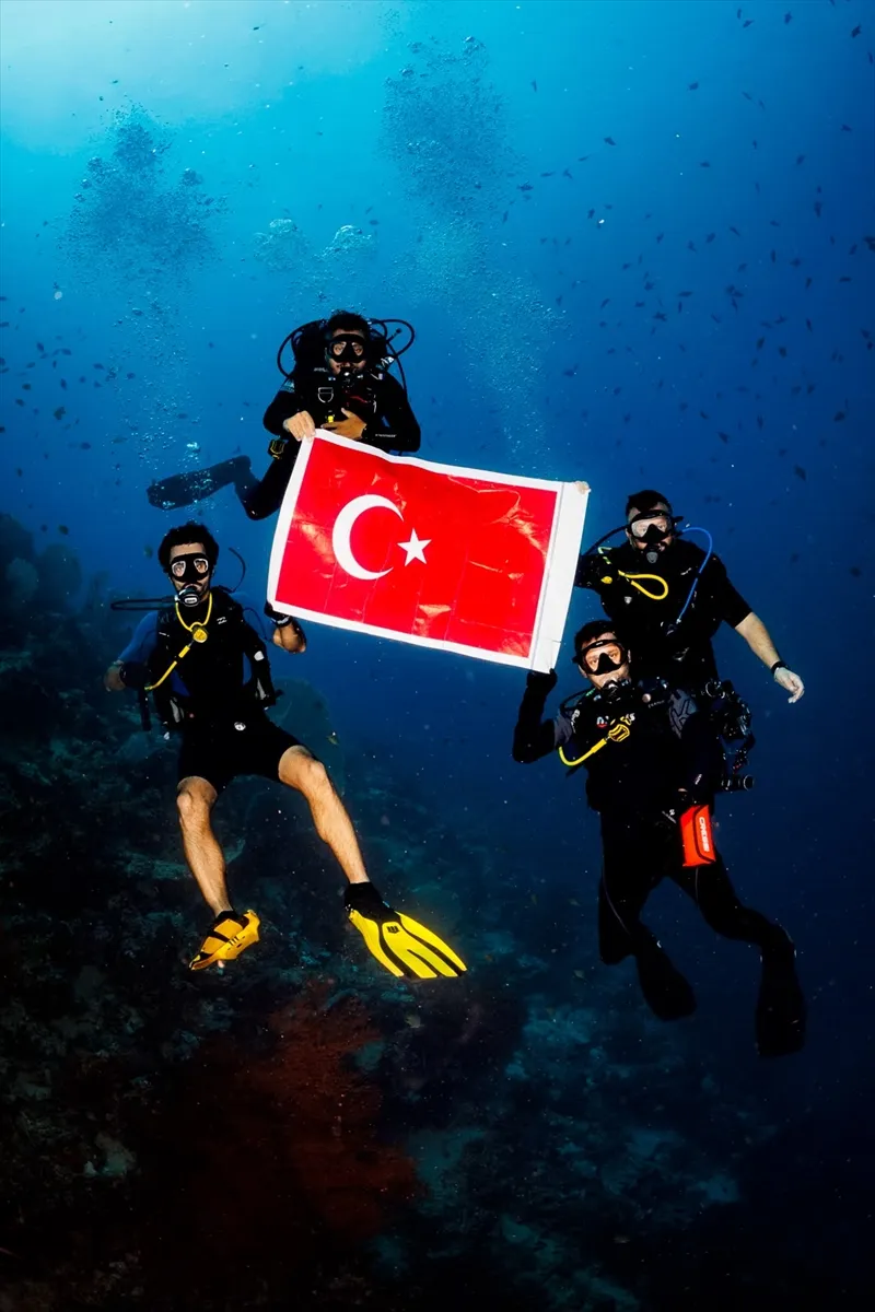 Sualtı Sporları Sualtı Görüntüleme Milli Takımı, Endonezya’da 2 dünya şampiyonluğu kazandı
