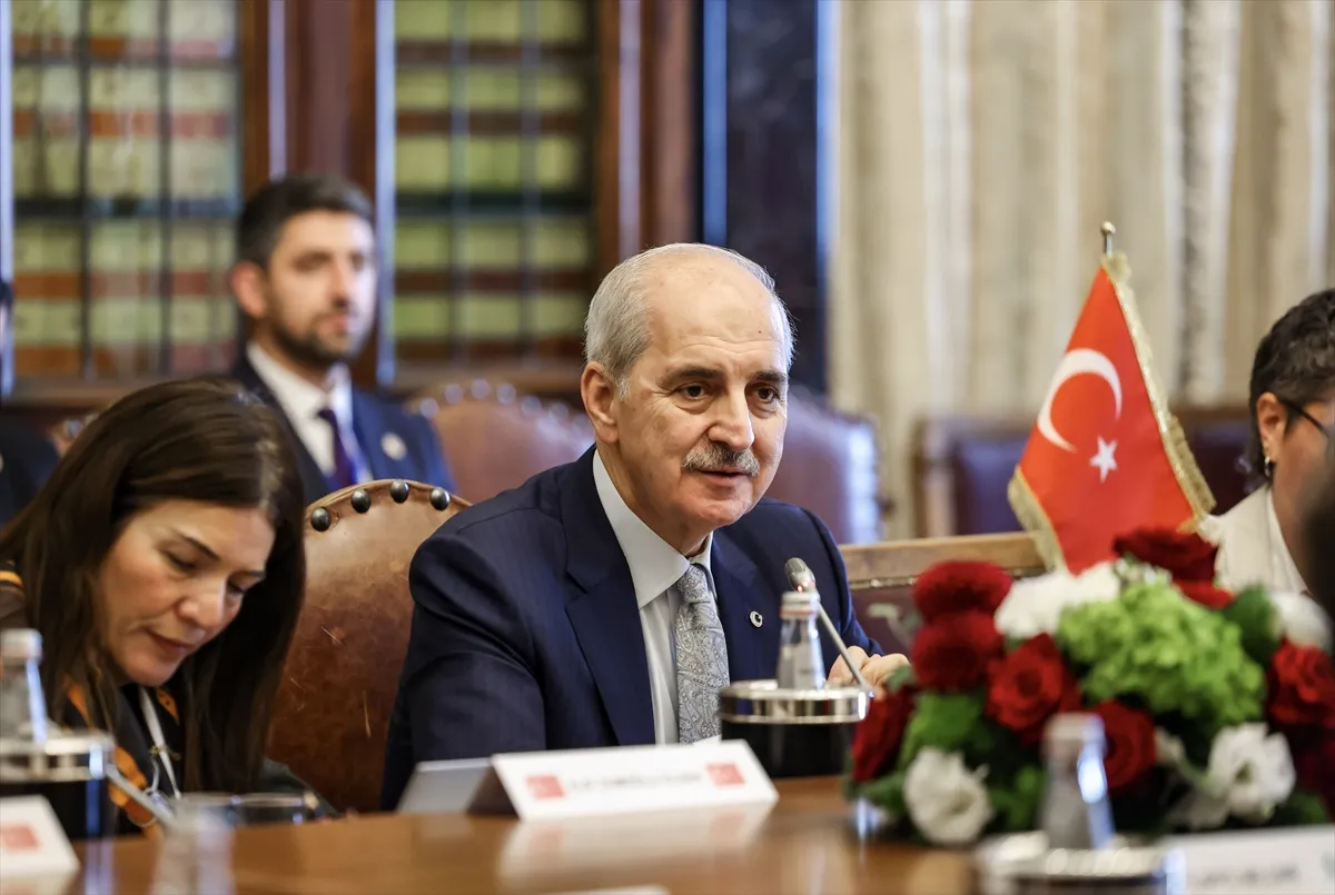 TBMM Başkanı Kurtulmuş, İtalya Parlamentosunun üst kanadı Senatonun Başkanı La Russa ile bir araya geldi