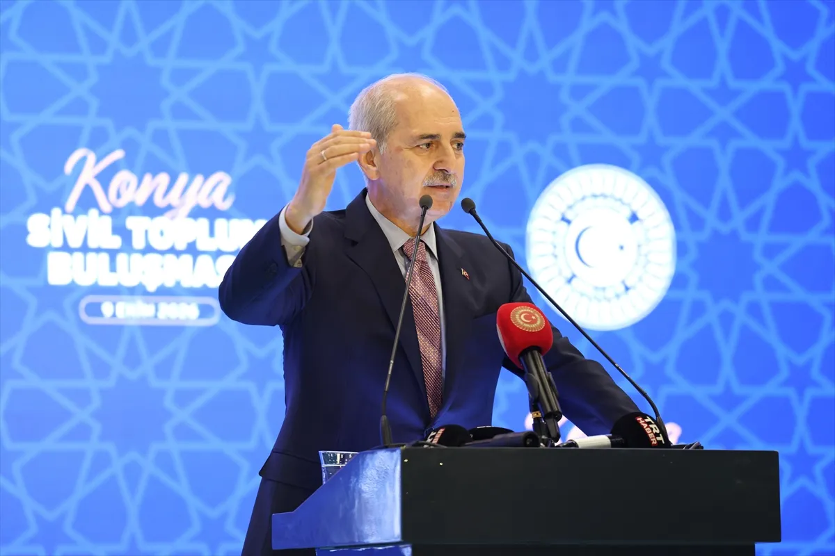 TBMM Başkanı Kurtulmuş, Konya Sivil Toplum Buluşması programında konuştu
