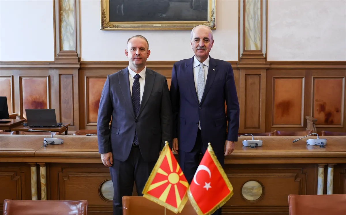 TBMM Başkanı Kurtulmuş, Kuzey Makedonya Meclis Başkanı Gaşi ile görüştü TBMM Başkanı Kurtulmuş, Kuzey Makedonya Meclis Başkanı Gaşi ile görüştü