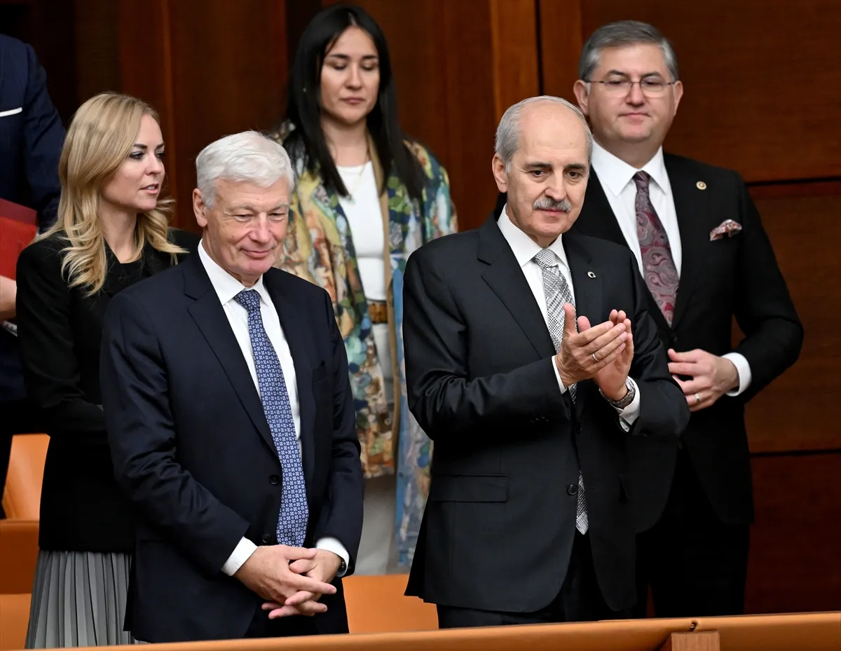 TBMM Başkanı Kurtulmuş, Lüksemburg Temsilciler Meclisi Başkanı Wiseler ile ortak basın toplantısı düzenledi