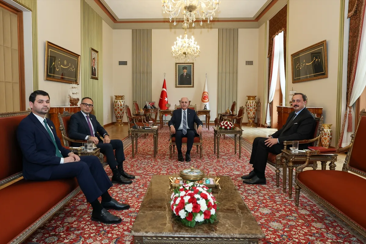TBMM Başkanı Kurtulmuş, TÜRKPA Genel Sekreterini kabul etti