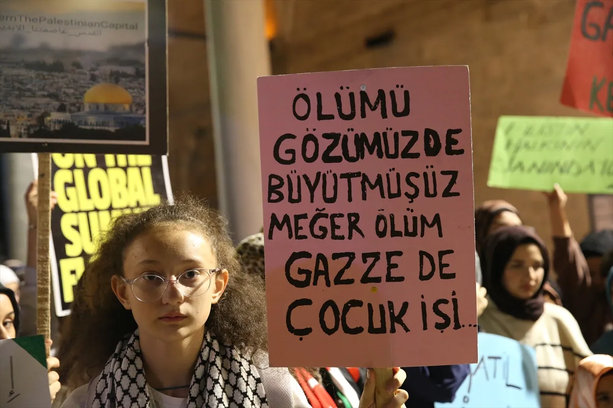 Tokat’ta Filistin’e destek yürüyüşü düzenlendi Tokat’ta Filistin’e destek yürüyüşü düzenlendi