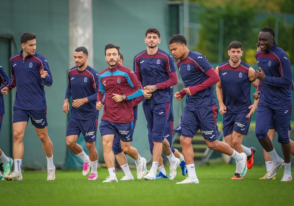 Trabzonspor, Hearts maçının hazırlıklarına başladı