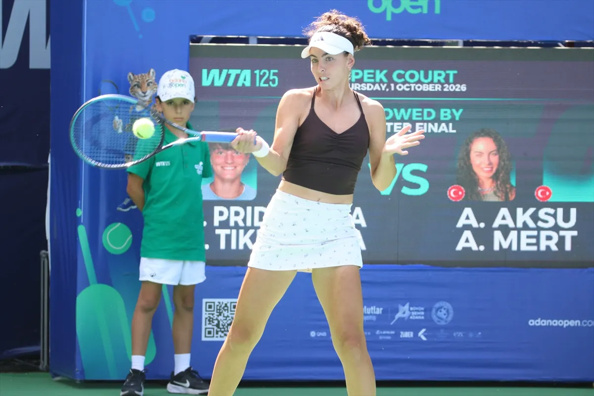 WTA 125 Adana Open Tenis Turnuvası’nda çeyrek final maçları oynandı WTA 125 Adana Open Tenis Turnuvası’nda çeyrek final maçları oynandı