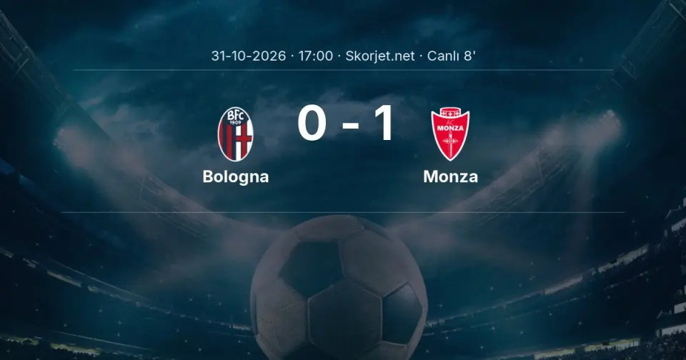 Bologna - Monza Maçında Gol: Gustavo Varela (6. dakika)