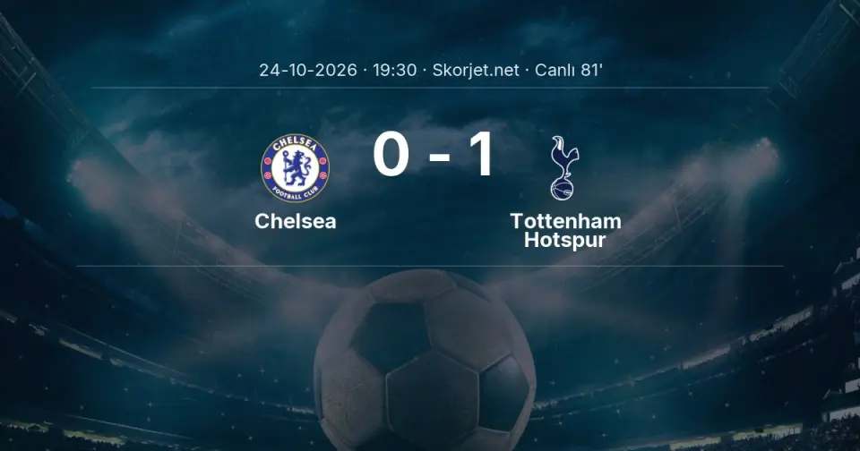 Chelsea - Tottenham Hotspur Maçında Gol: Mike Penders (77. dakika)