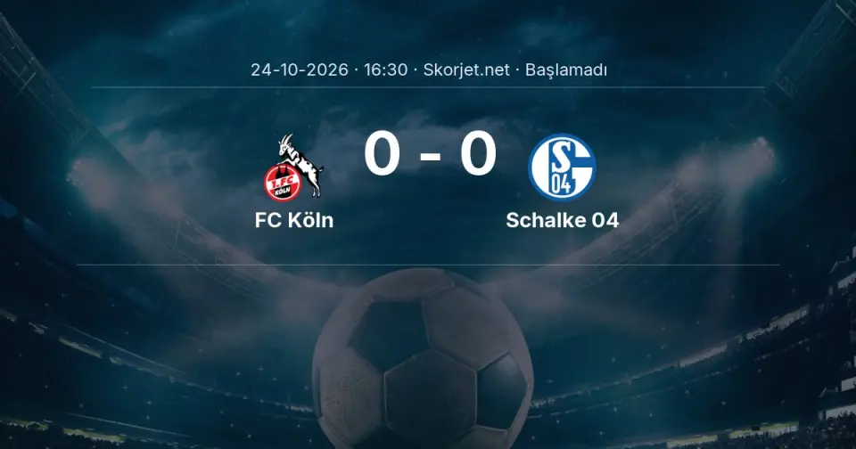 FC Köln - Schalke 04 Maçı Muhtemel 11’leri ve Detayları