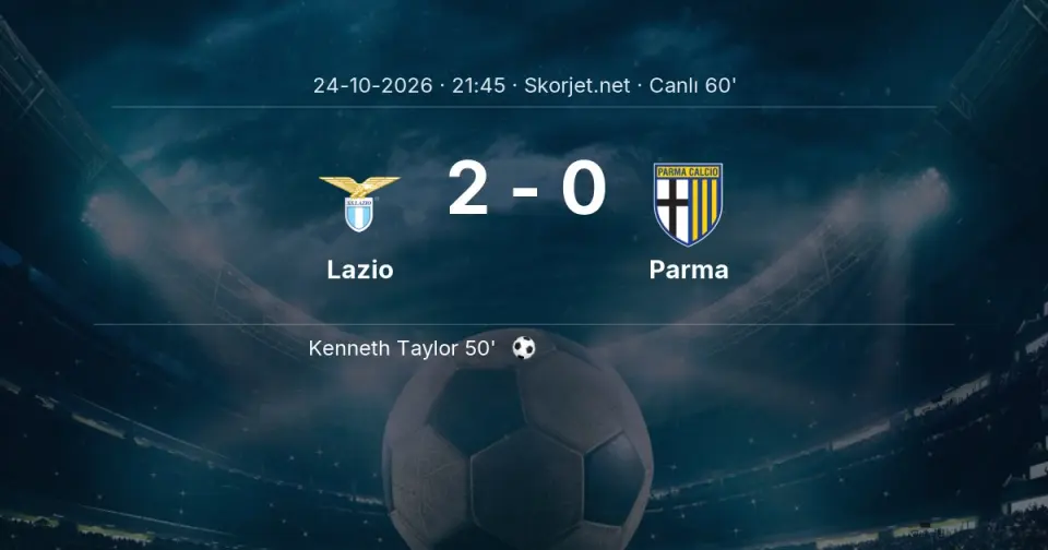 Lazio - Parma Maçında Gol: Diego Carlos (58. dakika)