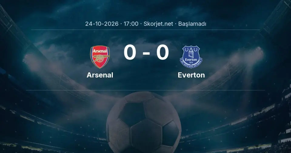 MAÇ BAŞLADI | Arsenal - Everton MAÇ BAŞLADI | Arsenal - Everton