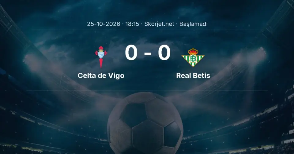 MAÇ BAŞLADI | Celta de Vigo - Real Betis