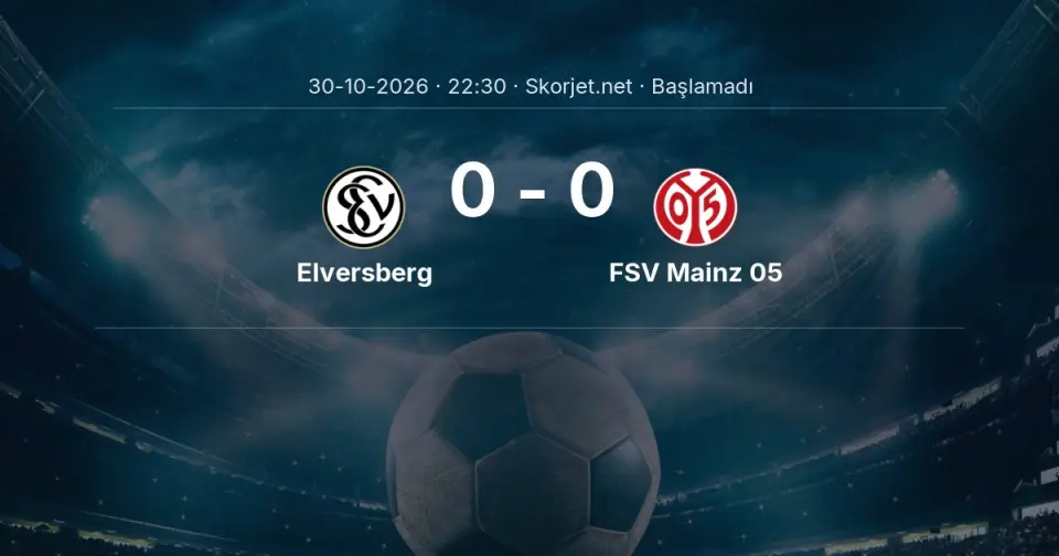 MAÇ BAŞLADI | Elversberg - FSV Mainz 05