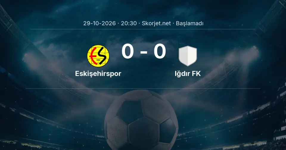 MAÇ BAŞLADI | Eskişehirspor - Iğdır FK MAÇ BAŞLADI | Eskişehirspor - Iğdır FK