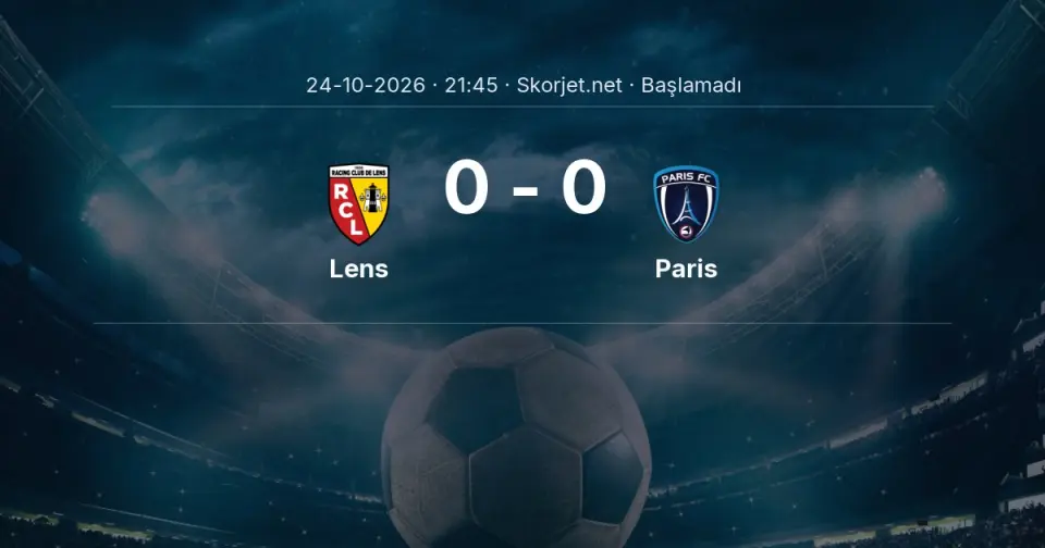MAÇ BAŞLADI | Lens - Paris