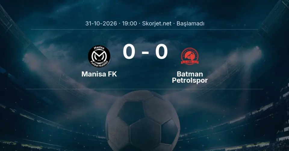 MAÇ BAŞLADI | Manisa FK - Batman Petrolspor MAÇ BAŞLADI | Manisa FK - Batman Petrolspor