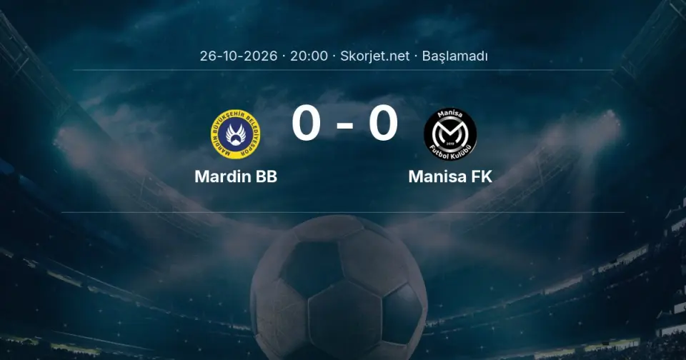 MAÇ BAŞLADI | Mardin BB - Manisa FK