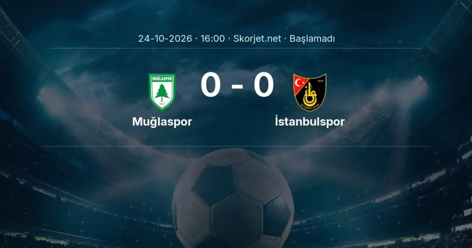 MAÇ BAŞLADI | Muğlaspor - İstanbulspor