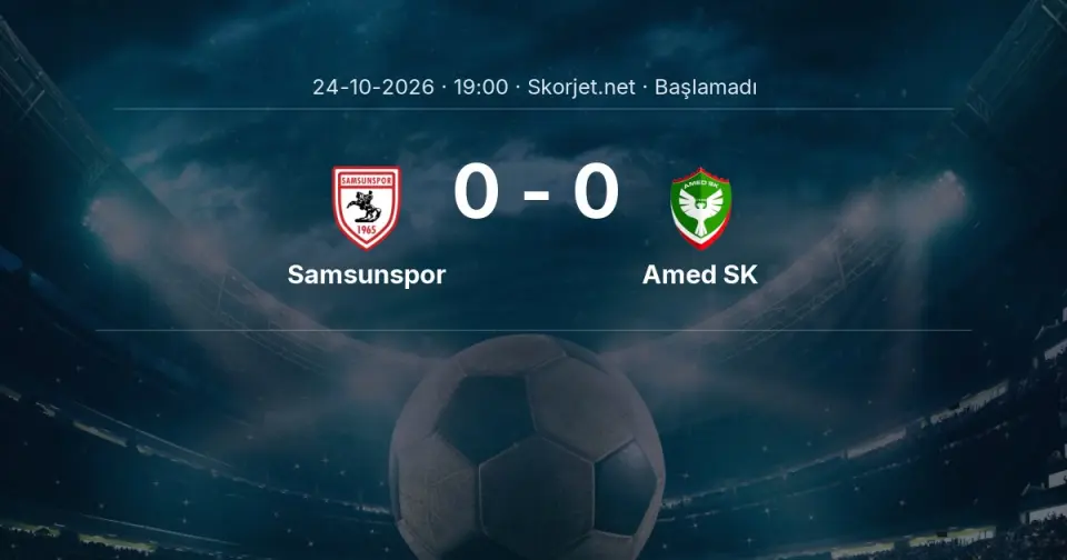 MAÇ BAŞLADI | Samsunspor - Amed SK