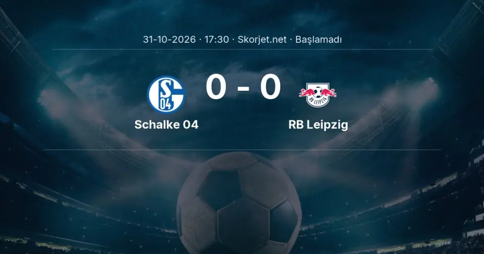 MAÇ BAŞLADI | Schalke 04 - RB Leipzig MAÇ BAŞLADI | Schalke 04 - RB Leipzig