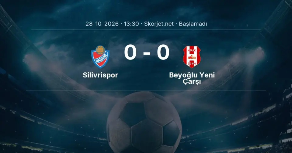 MAÇ BAŞLADI | Silivrispor - Beyoğlu Yeni Çarşı MAÇ BAŞLADI | Silivrispor - Beyoğlu Yeni Çarşı