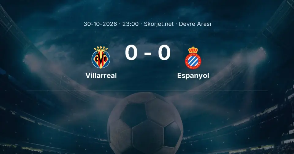 MAÇ BAŞLADI | Villarreal - Espanyol