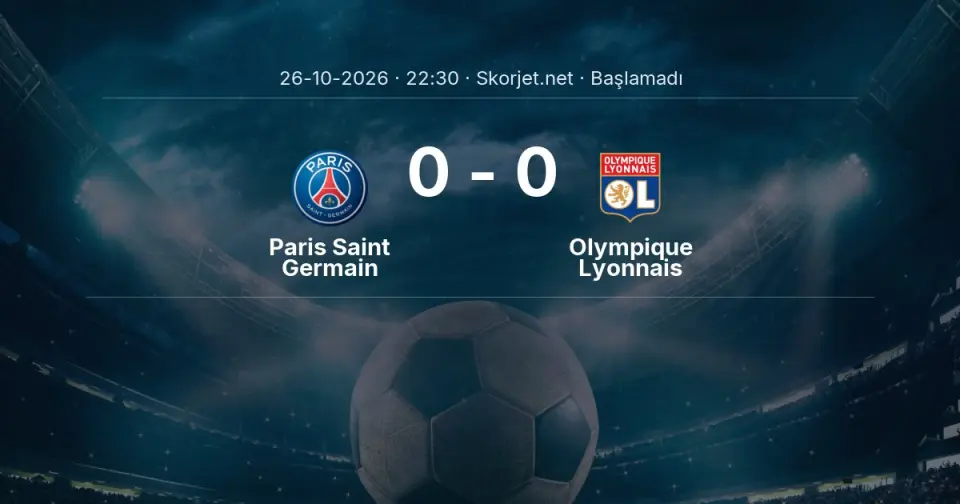 Paris Saint Germain - Olympique Lyonnais Maçı Muhtemel 11’leri ve Detayları Paris Saint Germain - Olympique Lyonnais Maçı Muhtemel 11’leri ve Detayları