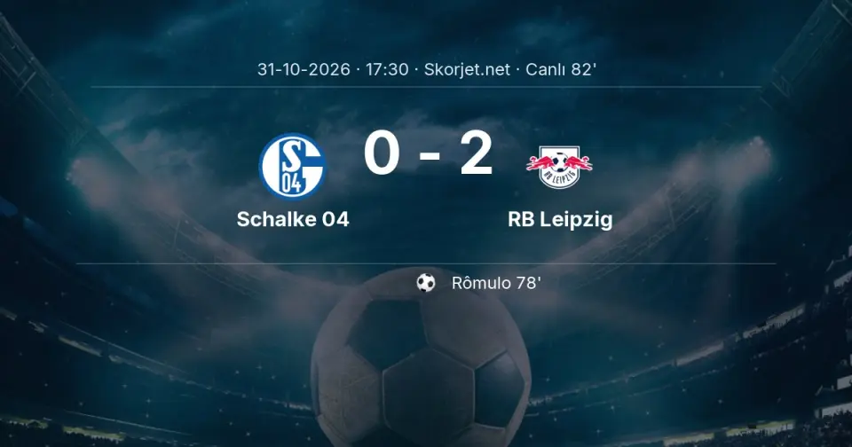 Schalke 04 - RB Leipzig Maçında Gol: Rômulo (78. dakika)