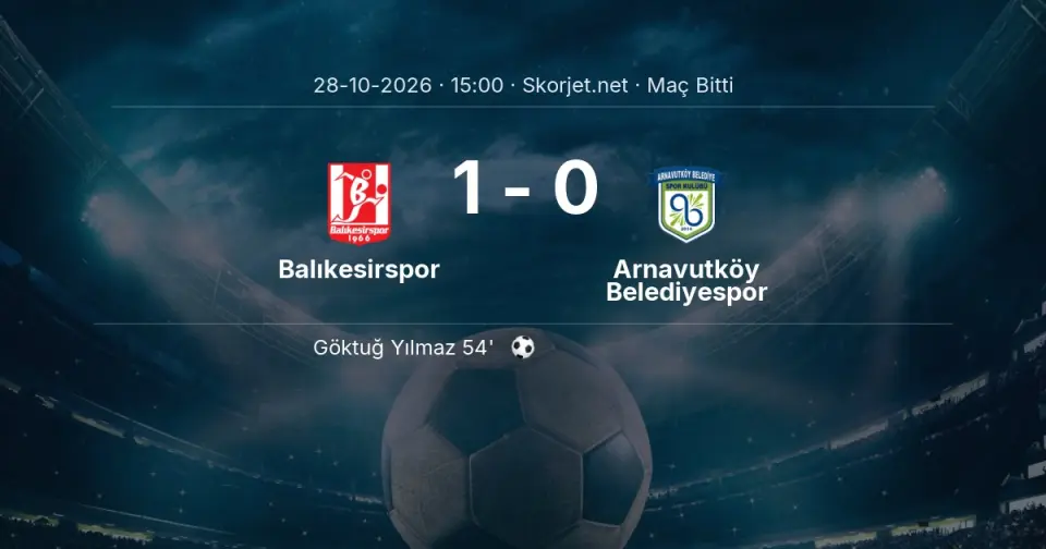 Türkiye Kupası: Balıkesirspor - Arnavutköy Belediyespor Karşılaşması Tamamlandı (1-0) Türkiye Kupası: Balıkesirspor - Arnavutköy Belediyespor Karşılaşması Tamamlandı (1-0)