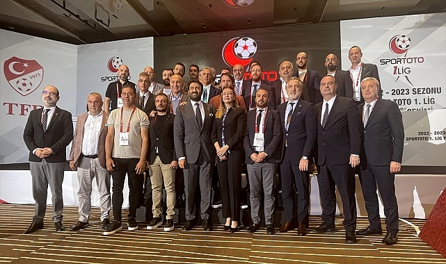 Spor Toto 1. Lig'de 2022-2023 sezonunun fikstür çekimi yapıldı