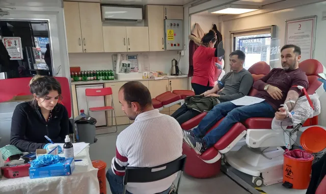 Beypazarı’nda kan bağışı kampanyası düzenlendi Beypazarı’nda kan bağışı kampanyası düzenlendi
