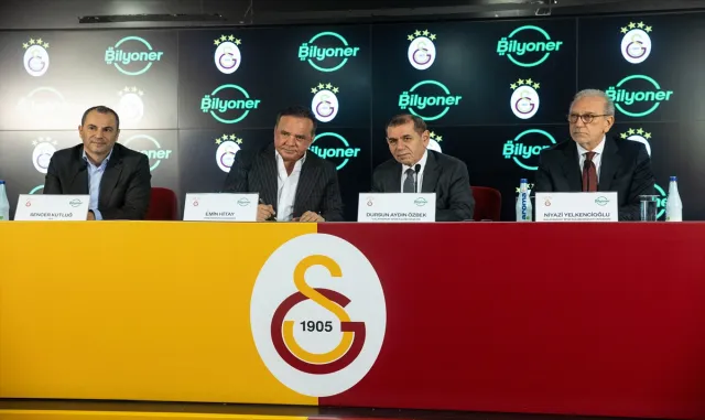 Galatasaray, Bilyoner ile sponsorluk anlaşması yaptı Galatasaray, Bilyoner ile sponsorluk anlaşması yaptı
