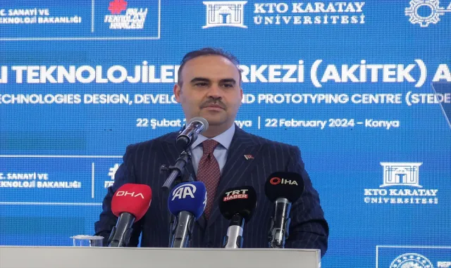Sanayi ve Teknoloji Bakanı Kacır, Konya’da AKİTEK açılışında konuştu: Sanayi ve Teknoloji Bakanı Kacır, Konya’da AKİTEK açılışında konuştu: