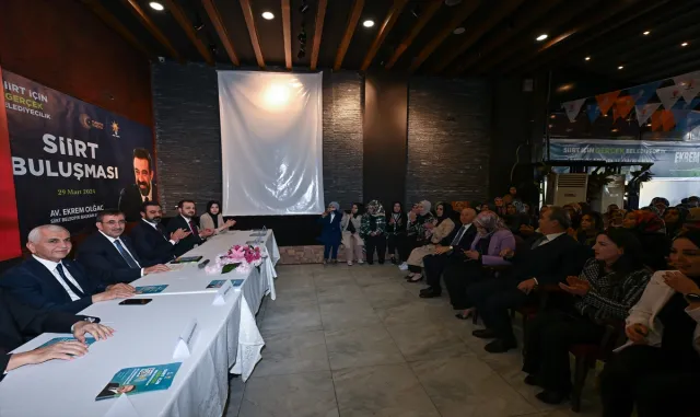 Cumhurbaşkanı Yardımcısı Yılmaz, "Siirt Buluşması" programında konuştu: Cumhurbaşkanı Yardımcısı Yılmaz, "Siirt Buluşması" programında konuştu: