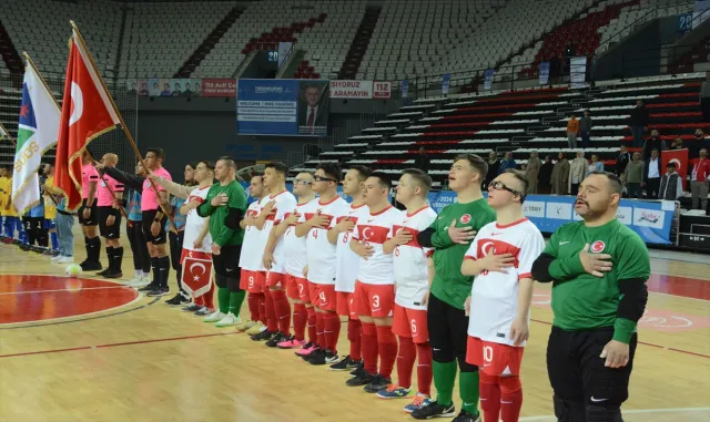 Down Sendromlu Futsal Milli Takımı, Trisome Oyunları’nda Brezilya’ya 5-2 yenildi Down Sendromlu Futsal Milli Takımı, Trisome Oyunları’nda Brezilya’ya 5-2 yenildi