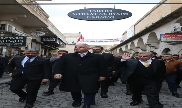 Kültür ve Turizm Bakanı Ersoy, Midyat’ta incelemelerde bulundu: Kültür ve Turizm Bakanı Ersoy, Midyat’ta incelemelerde bulundu: