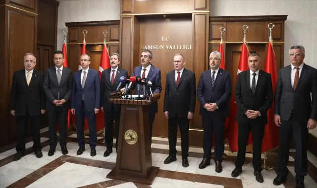 Milli Eğitim Bakanı Tekin, Samsun’da konuştu: Milli Eğitim Bakanı Tekin, Samsun’da konuştu: