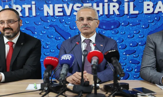 Ulaştırma ve Altyapı Bakanı Uraloğlu Nevşehir’de konuştu: Ulaştırma ve Altyapı Bakanı Uraloğlu Nevşehir’de konuştu:
