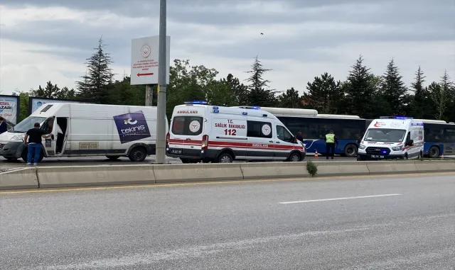 Ankara’da zincirleme trafik kazası 2 yaralı Ankara’da zincirleme trafik kazası 2 yaralı