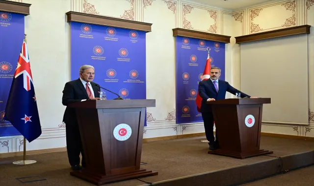 Bakan Fidan, Yeni Zelanda Dışişleri Bakanı Peters ile ortak basın toplantısında konuştu: (2) Bakan Fidan, Yeni Zelanda Dışişleri Bakanı Peters ile ortak basın toplantısında konuştu: (2)