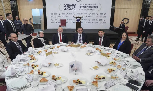 Cumhurbaşkanı Yardımcısı Yılmaz, Ankara 2 No’lu Baro’nun iftar programında konuştu: Cumhurbaşkanı Yardımcısı Yılmaz, Ankara 2 No’lu Baro’nun iftar programında konuştu: