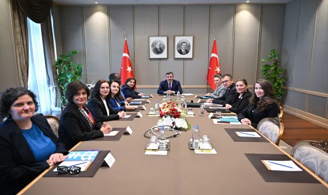 Cumhurbaşkanı Yardımcısı Yılmaz, BM Kadın Birimi İcra Direktörü Bahous’u kabul etti Cumhurbaşkanı Yardımcısı Yılmaz, BM Kadın Birimi İcra Direktörü Bahous’u kabul etti