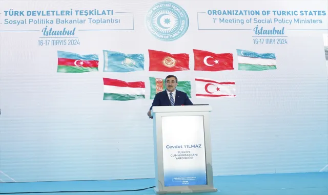 Cumhurbaşkanı Yardımcısı Yılmaz, Türk Devletleri Teşkilatı 1. Sosyal Politika Bakanlar Toplantısı’nda konuştu: Cumhurbaşkanı Yardımcısı Yılmaz, Türk Devletleri Teşkilatı 1. Sosyal Politika Bakanlar Toplantısı’nda konuştu: