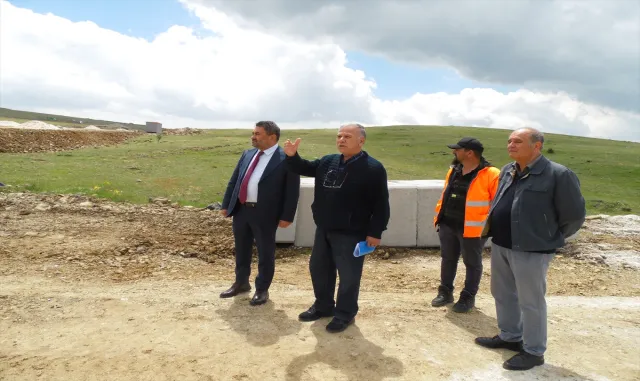 Orta OSB’de altyapı çalışmaları devam ediyor Orta OSB’de altyapı çalışmaları devam ediyor