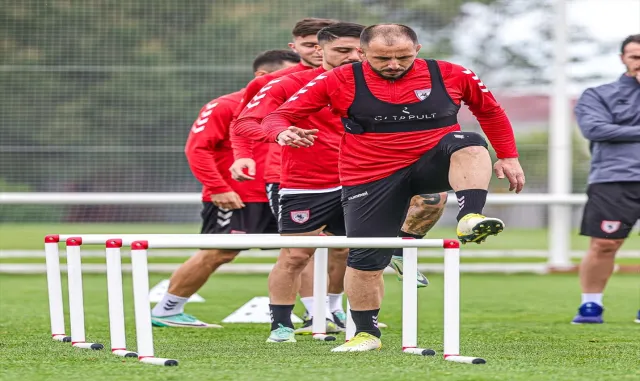Samsunspor, Trabzonspor maçı hazırlıklarını sürdürdü Samsunspor, Trabzonspor maçı hazırlıklarını sürdürdü