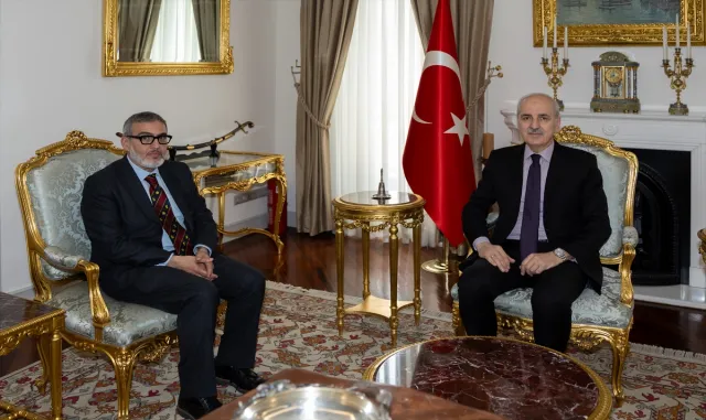 TBMM Başkanı Kurtulmuş, Glasgow Üniversitesinin Filistin asıllı Rektörü Ebu Sitte ile görüştü TBMM Başkanı Kurtulmuş, Glasgow Üniversitesinin Filistin asıllı Rektörü Ebu Sitte ile görüştü