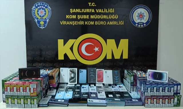 Şanlıurfa’da kaçakçılık operasyonunda 4 şüpheli yakalandı Şanlıurfa’da kaçakçılık operasyonunda 4 şüpheli yakalandı