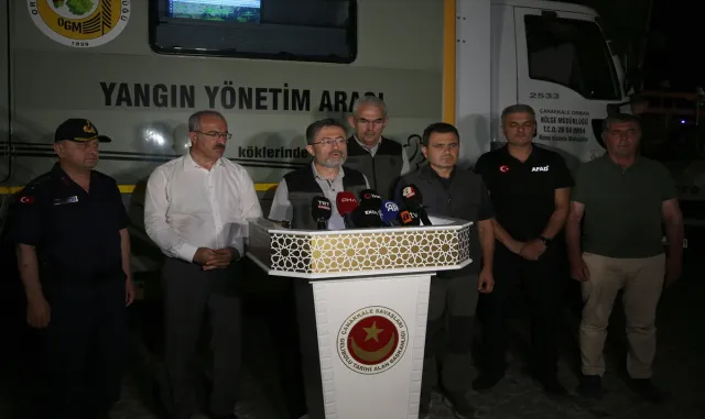 Bakan Yumaklı’dan Çanakkale, Manisa ve Bolu’daki orman yangınlarıyla ilgili açıklama: Bakan Yumaklı’dan Çanakkale, Manisa ve Bolu’daki orman yangınlarıyla ilgili açıklama: