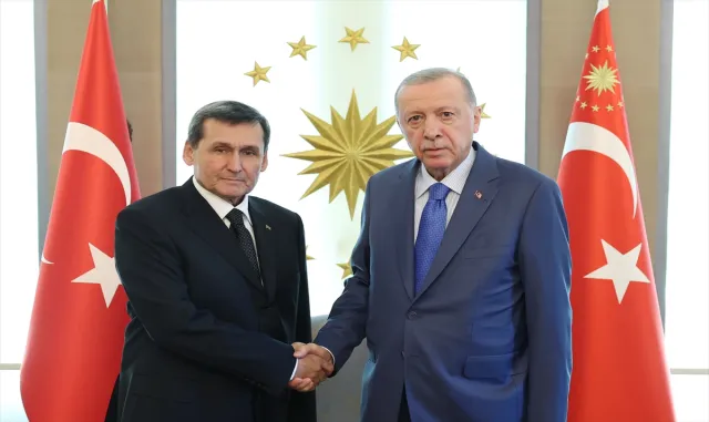Cumhurbaşkanı Erdoğan, Türkmenistan Dışişleri Bakanı Meredov’u kabul etti Cumhurbaşkanı Erdoğan, Türkmenistan Dışişleri Bakanı Meredov’u kabul etti