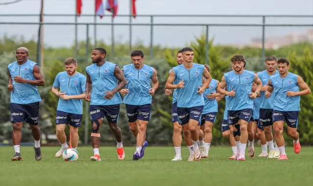 Trabzonspor, St. Gallen maçı hazırlıklarını sürdürdü Trabzonspor, St. Gallen maçı hazırlıklarını sürdürdü